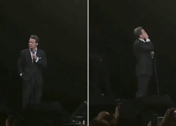 Luis Miguel lloró en medio de un concierto en Texas