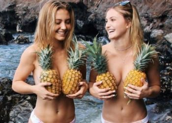 Cubrirse los senos con piñas: la nueva tendencia en Instagram