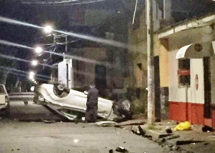 PNC reporta aparatoso accidente en San Miguel