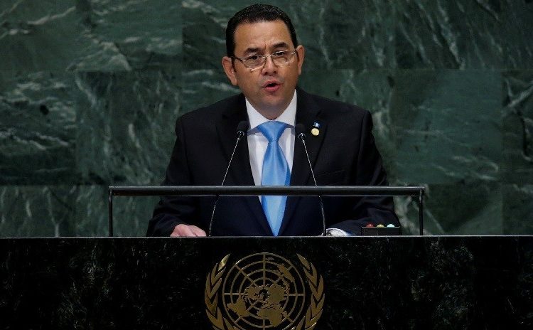 Jimmy Morales acusa a la CICIG en la ONU de «montar un sistema de terror» en Guatemala