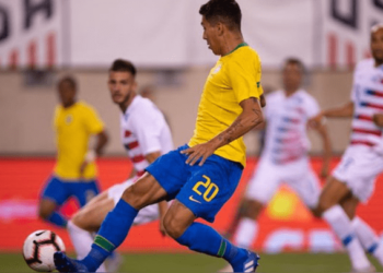 Brasil supera a Estados Unidos con goles de Firmino y Neymar