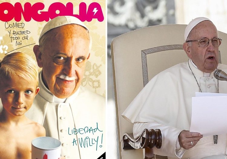 La polémica tapa de una revista española contra el Papa Francisco