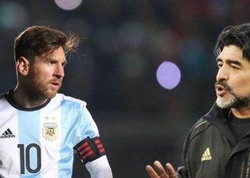 Maradona le aconseja a Messi no volver a jugar en la selección argentina