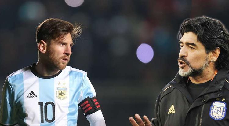 Maradona le aconseja a Messi no volver a jugar en la selección argentina