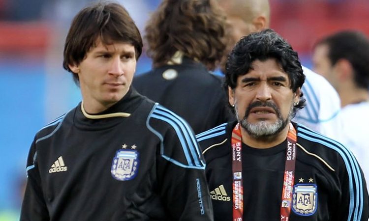 Maradona se disculpará con Messi por decirle que “no es un líder”