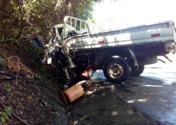 (VÍDEO) Un muerto y un lesionado tras accidente de tránsito en Mercedes Umaña