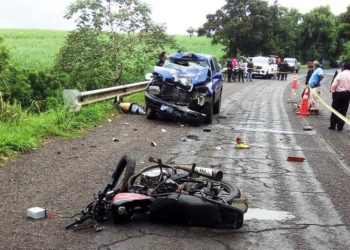Agente de la PNC muere en accidente de tránsito en Ahuachapán