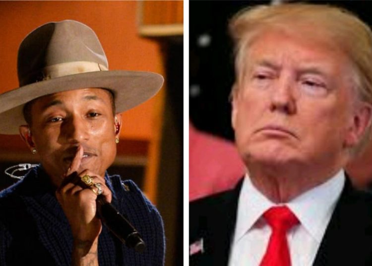 Pharrell Williams le prohíbe al presidente Trump usar su canción «Happy»