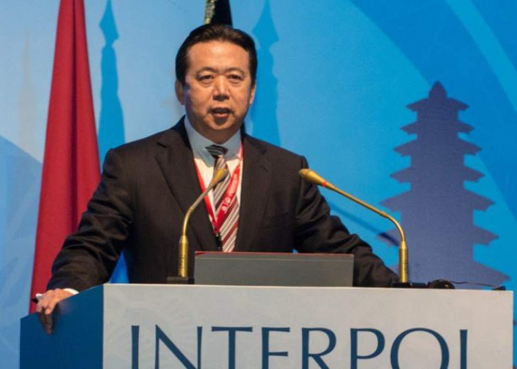 Interpol anunció la renuncia «con efecto inmediato» de su presidente Meng Hongwei tras ser detenido en China