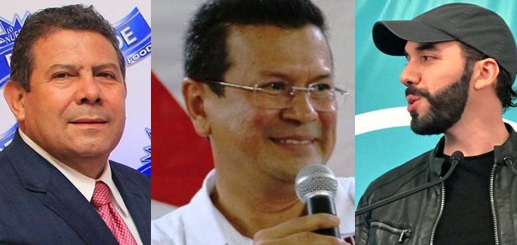 Bukele, Martínez y Alvarado arrancan este domingo su campaña política