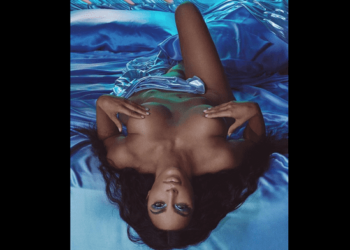 Kim Kardashian volvió a desnudarse en Instagram pero esta vez sumó a un hombre a sus fotos