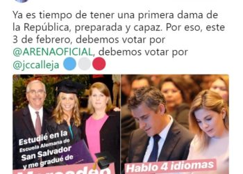 Emilio Corea valora a exprimeras damas de El Salvador como mujeres “no preparadas”