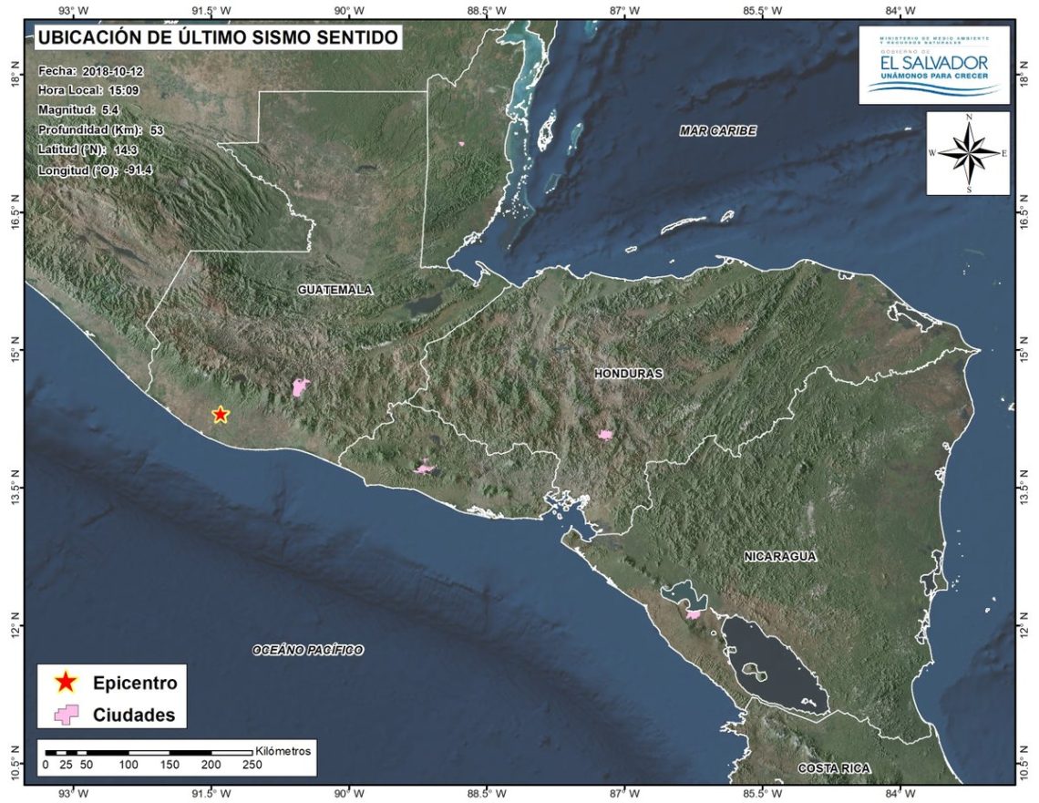 Temblor sorprende a habitantes de El Salvador Diario La Página