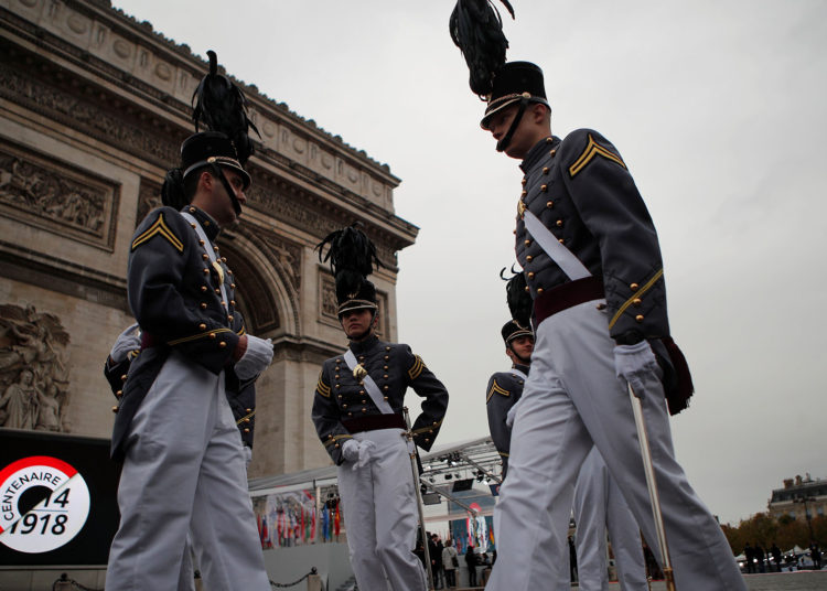 (FOTOS) Líderes mundiales conmemoran el fin de la I Guerra Mundial en Francia
