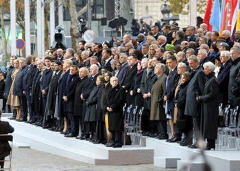 (FOTOS) Líderes mundiales conmemoran el fin de la I Guerra Mundial en Francia