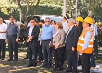 Evacuan a Presidente Sánchez Cerén en Tercer Simulacro Nacional ante terremoto