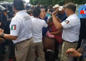 (VIDEO) Arrestan a varios migrantes salvadoreños de la última caravana, en México