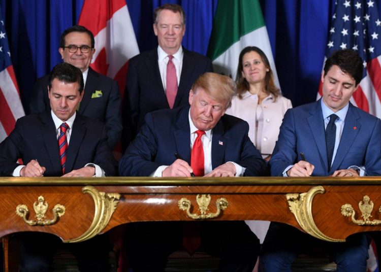 Estados Unidos, México y Canadá firman un nuevo TLC