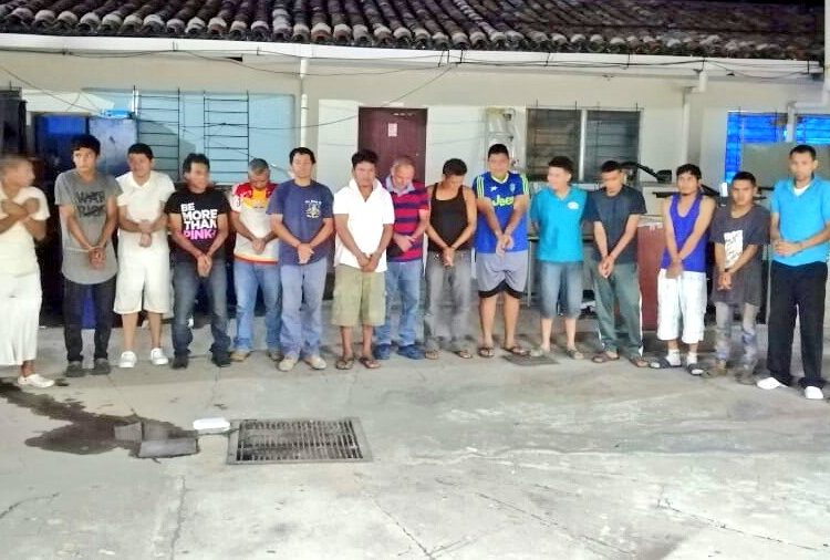 La fiscalía y la policía sacaron de circulación a 22 peligrosos delincuentes en San Vicente