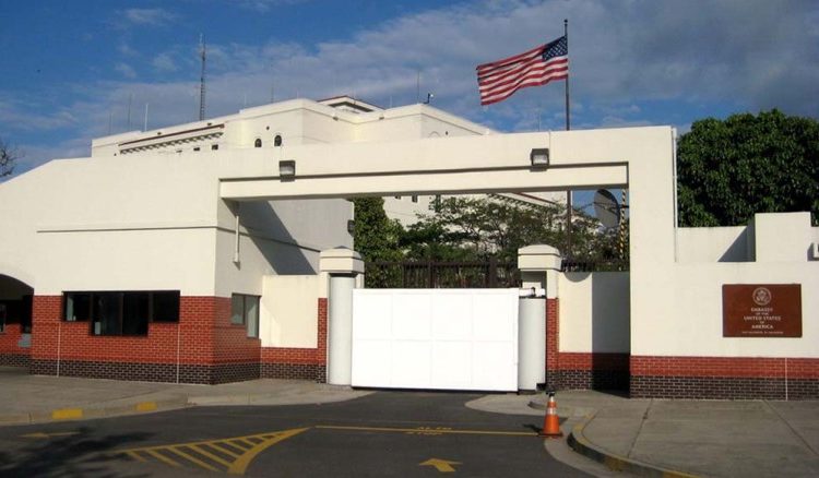 La embajada de Estados Unidos estará cerrada el lunes 12 de noviembre