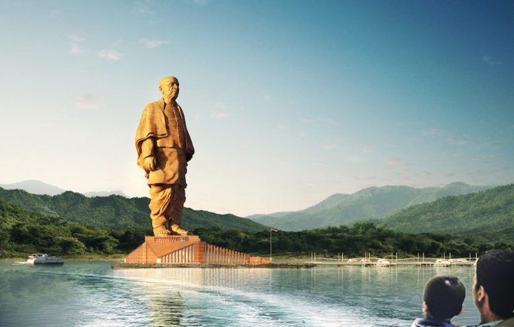Así se ve desde el espacio la estatua más grande del mundo