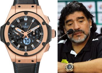 Así son los dos pequeños lujos que Diego Armando Maradona carga en sus muñecas