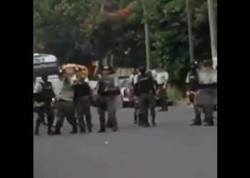 Surgen evidencias: Agentes del CAMST fueron los primeros en disparar y tirar piedras a mujeres indefensas