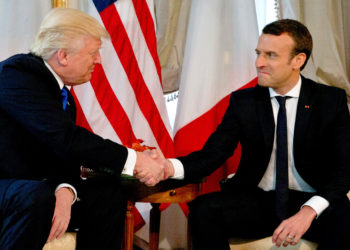 Las discrepancias en defensa tensan la reunión entre Trump y Macron