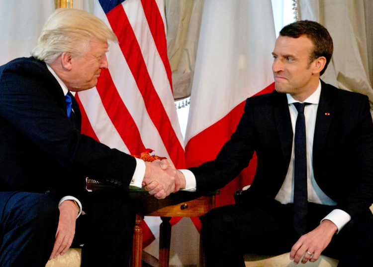 Las discrepancias en defensa tensan la reunión entre Trump y Macron