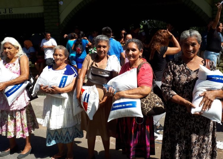 Gobierno inicia entrega de arroz donado por China