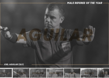 Un mediocampista y dos árbitros salvadoreños son nominados a los premios CONCACAF