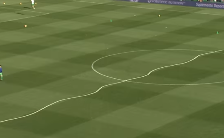 El estadio del Betis amaneció así ayer ¿Quién fue el responsable?