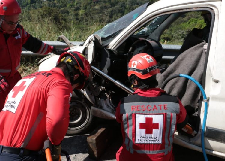 Con simulacro Cruz Roja se prepara para atender emergencia de fin de año
