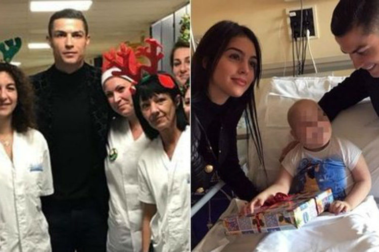 La sorpresa que dio Cristiano Ronaldo a niños pacientes de cáncer