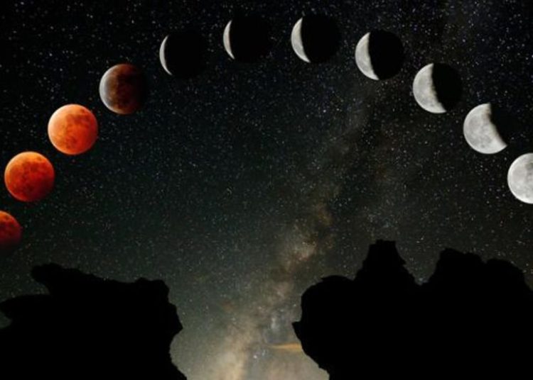 Eclipse total, superluna y luna de sangre en enero de 2019