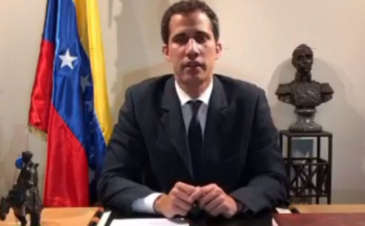 (VIDEO) Juan Guaidó se dirige a Venezuela con un discurso