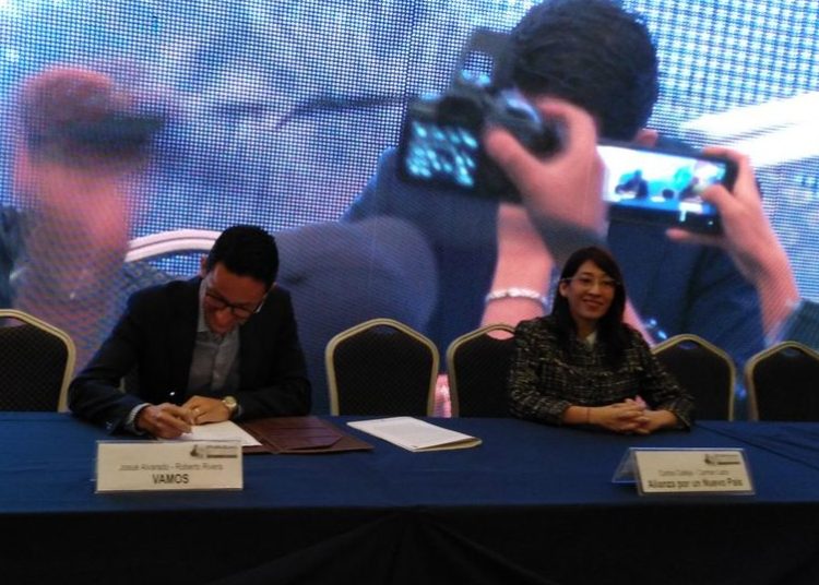 Políticos firman Acuerdo de País Contra la Corrupción