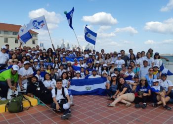 Fuerte presencia de salvadoreños en Panamá para vivir la Jornada Mundial de la Juventud con el papa