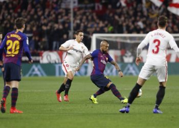 Sin Messi, el Barcelona cae ante el Sevilla y buscará remontar en el Camp Nou