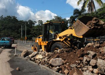 Tome nota: Miércoles y jueves paso restringido en carretera al Puerto de La Libertad
