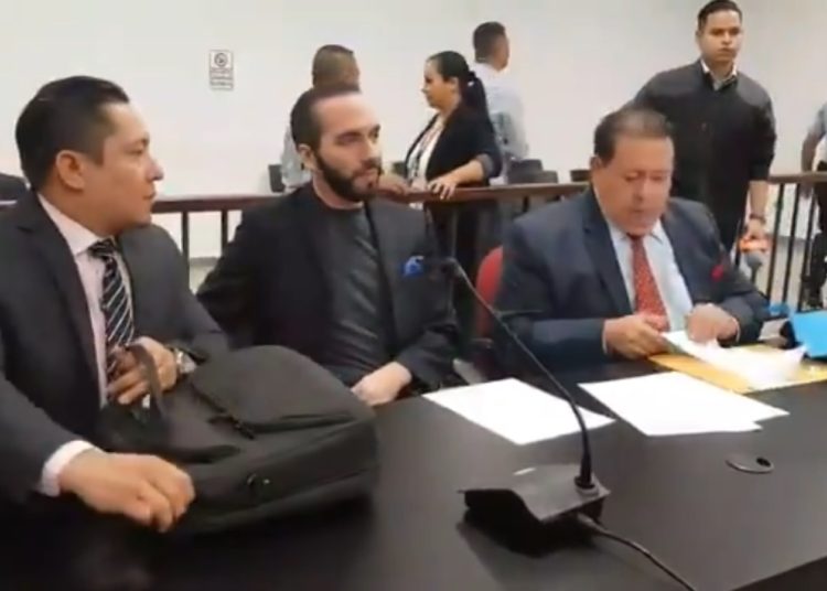 Juzgado de Sentencia instala audiencia de aportación de pruebas por el delito de calumnia contra Nayib Bukele