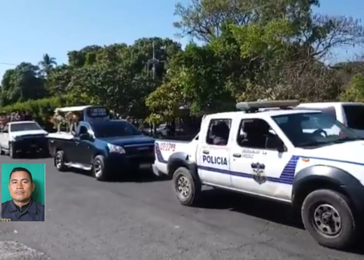 Sepultan a agente de la PNC asesinado en San Luis Talpa