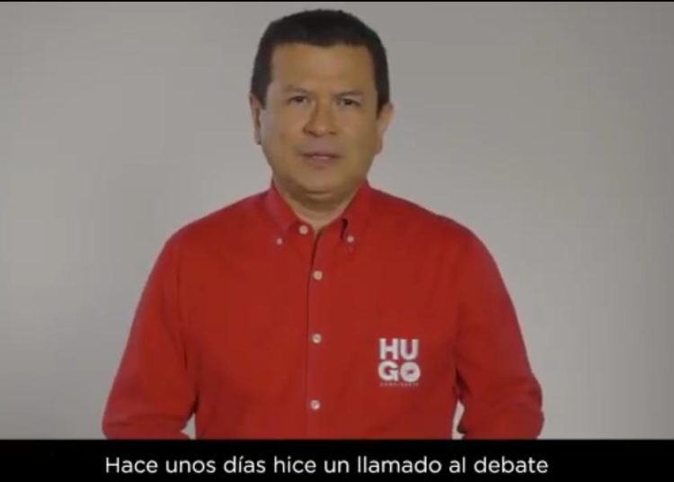 “Reitero mi llamado a todos los candidatos a debatir nuestras propuestas”: Hugo Martínez 