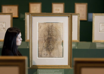 Descubren una huella digital de Leonardo da Vinci en un dibujo de 1509