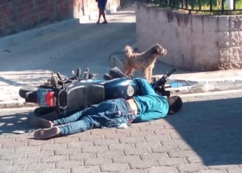 Motociclista sin casco y licencia muere al chocar con un camión
