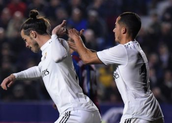 (VIDEO) Así fue el saludo de Bale con el equipo tras el feo a Lucas Vázquez