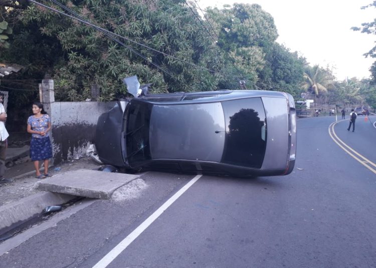 Accidente de tránsito deja dos lesionados en Morazán