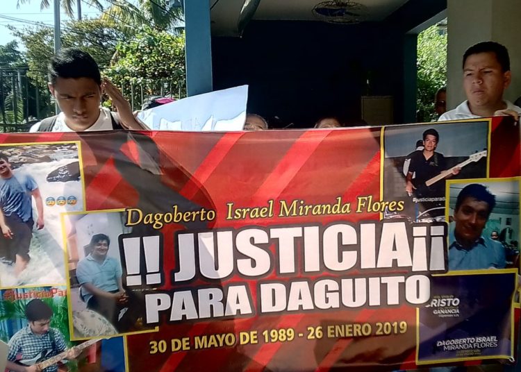 Miembros de iglesia ELIM exigen justicia por muerte de Dagoberto Miranda