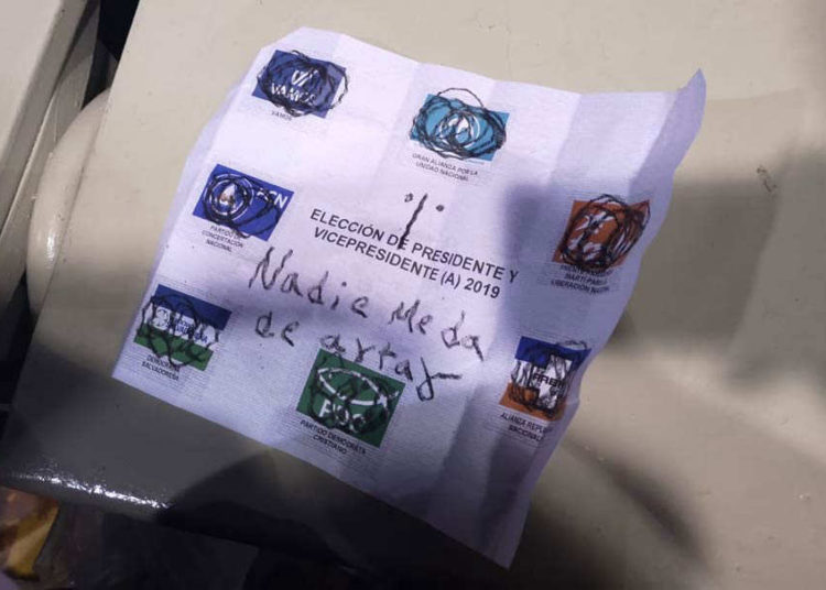 Miguel Ángel Cardoza: «La cuarta fuerza política son los votos nulos y las abstenciones”