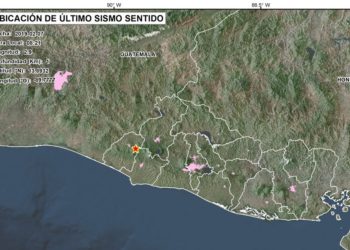 Enjambre sísmico en la ciudad de Ahuachapán